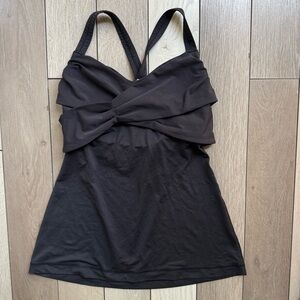 Lululemon Wrap It Up Tank Top Black Size 6